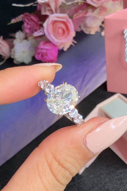 Bague Ovale Pavée