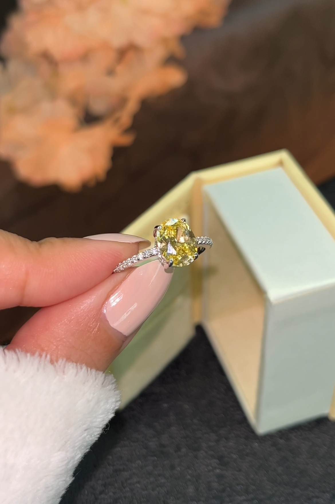 Bague Ovale en Argent