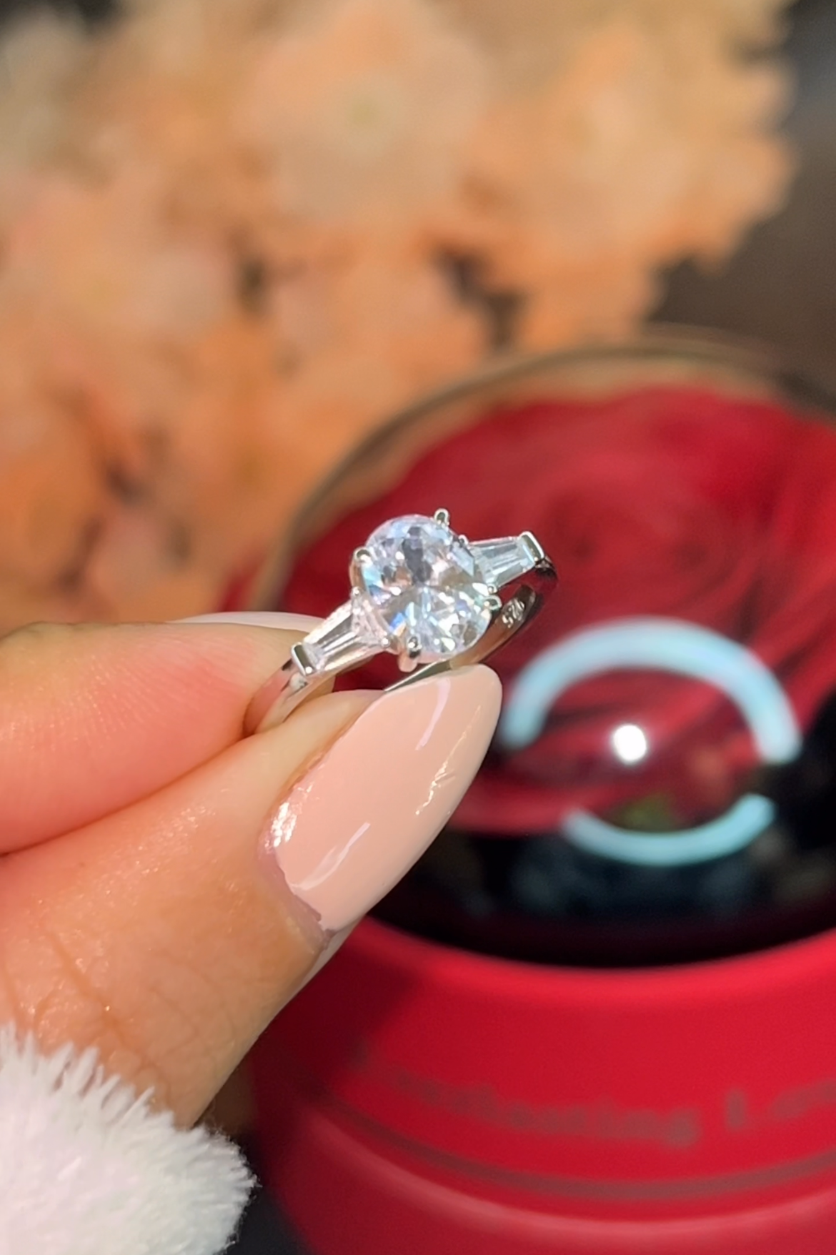 Bague Ovale en Argent