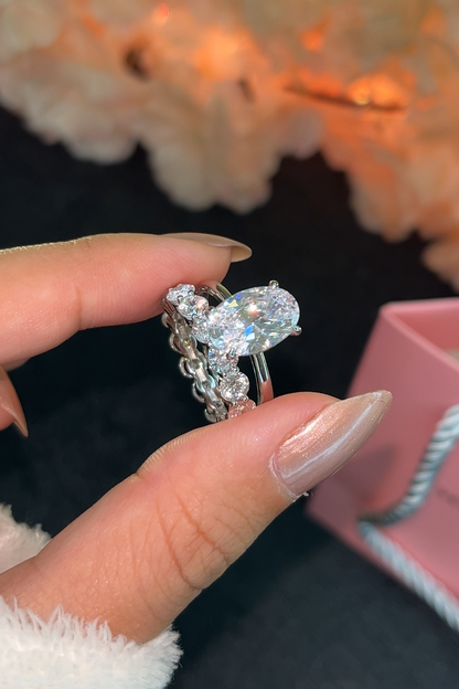 Bague de Mariage Ovale