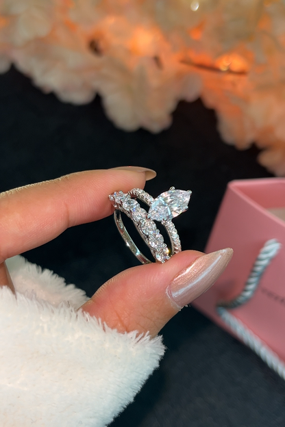 Bague de mariage Marquise