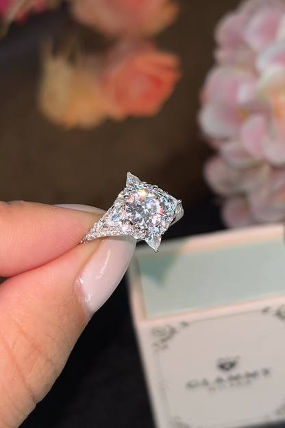 Bague Étoile Pavé