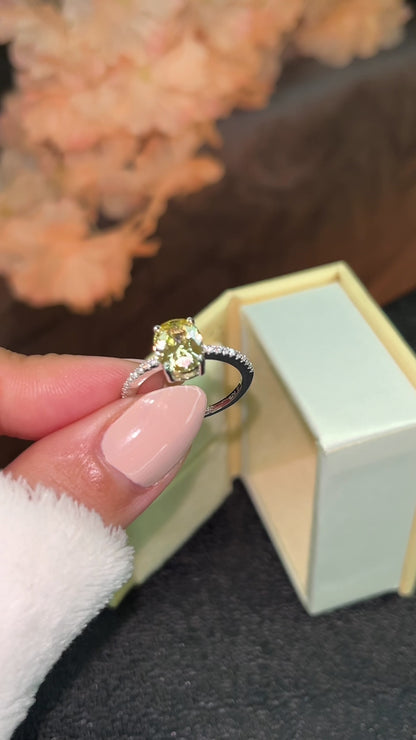Bague Ovale en Argent