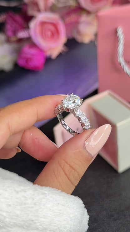 Bague Ronde Pavée