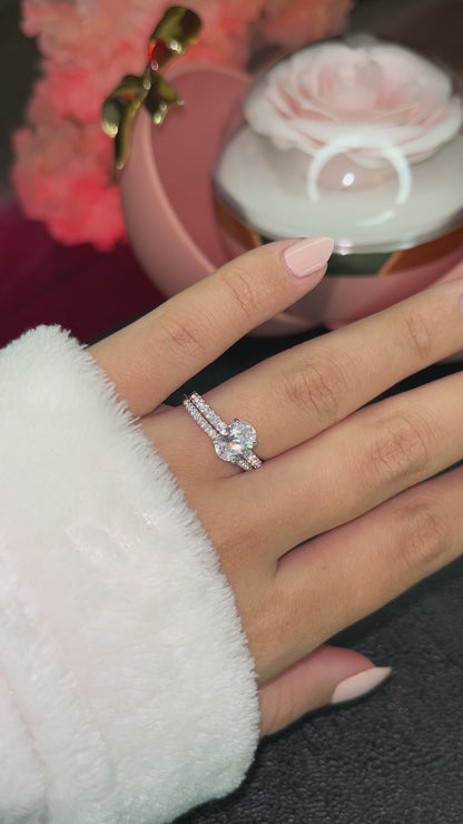 Bague de Mariage Ovale