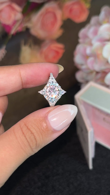 Bague Étoile Pavé