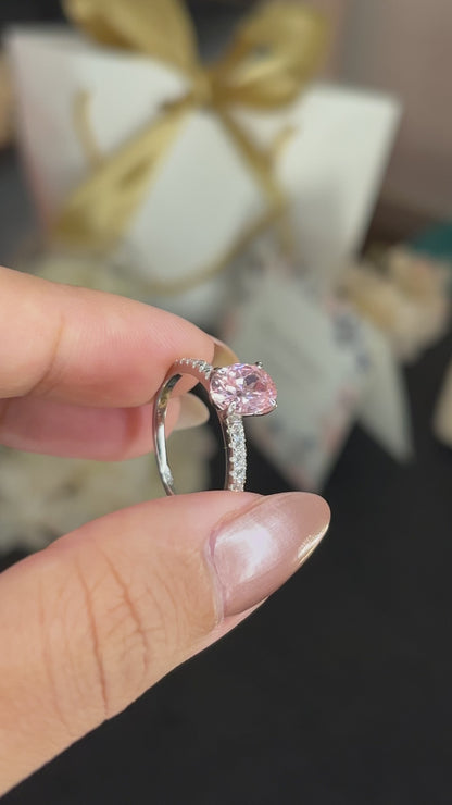 Bague Ovale en Argent