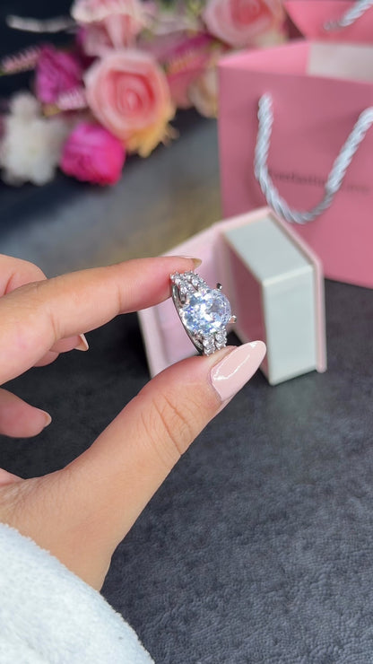 Bague de Mariage Ovale