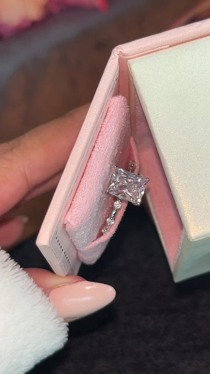 Bague Émeraude Pavée