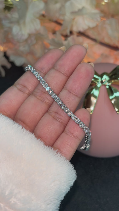 Gourmette Rivière en Argent
