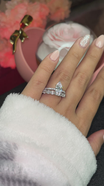 Bague de mariage Marquise