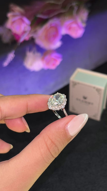 Bague Ovale Pavée